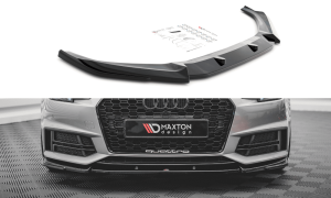 Front Splitter / Cup Schwert / Frontansatz V.3 für Audi A4 S-Line B9 von Maxton Design