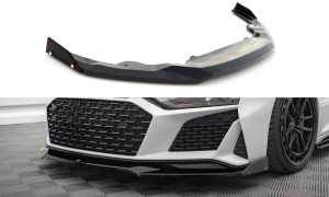 Front Lippe / Front Splitter / Frontansatz V.3 mit Flaps für Audi R8 MK2 Facelift von Maxton Design