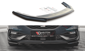 Front Splitter / Cup Schwert / Frontansatz V.4 für Seat Leon FR Mk4 von Maxton Design