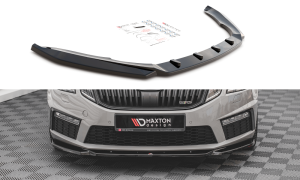 Front Splitter / Cup Schwert / Frontansatz V.3 für Skoda Octavia RS Mk3 Facelift von Maxton Design
