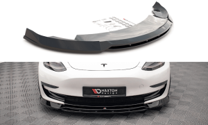 Front Splitter / Cup Schwert / Frontansatz V.3 für Tesla Model 3 von Maxton Design