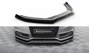 Front Lippe / Front Splitter / Frontansatz V.4 für Audi A5 S-Line / S5 Coupe / Sportback 8T Facelift von Maxton Design