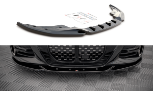 Front Diffusor / Front Splitter / Cup Schwert / Frontansatz V.4 für BMW 4er G22 M-Paket von Maxton Design