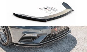 Front Splitter / Cup Schwert / Frontansatz V.4 für Seat Leon Cupra / FR Mk3 FL von Maxton Design
