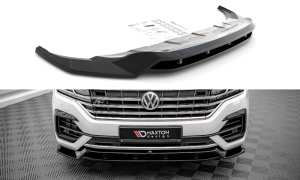 Front Splitter / Cup Schwert / Frontansatz für VW Touareg CR R-Line von Maxton Design