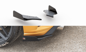 Seitliche Heck Diffusor Erweiterung Racing mit Flaps für Ford Focus ST MK4 von Maxton Design