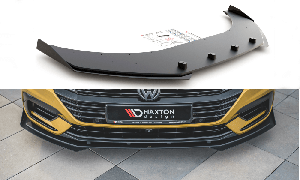 Front Lippe / Front Splitter / Frontansatz Racing mit Flaps für VW Arteon R-Line 3H von Maxton Design