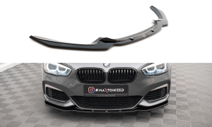 Front Splitter / Cup Schwert / Frontansatz V.1 für BMW 1 F20/F21 M-Power Facelift von Maxton Design