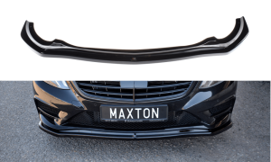 Front Lippe / Front Splitter / Frontansatz V.1 für Mercedes S-Klasse AMG-Line W222 von Maxton Design