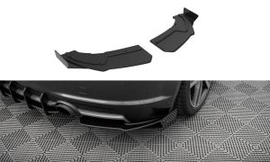 Seitliche Heck Diffusor Erweiterung Street Pro mit Flaps für Audi TT S-Line / TTS 8S von Maxton Design