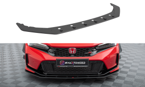 Front Lippe / Front Splitter / Frontansatz mit Flaps für Honda Civic X Sport von Maxton Design