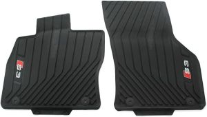 Original Audi S3 (8V) Gummi Fußmatten vorne mit S3 Logo