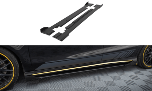 Seitenschweller Erweiterung Street Pro mit Flaps für Mercedes-Benz CLA 45AMG Aero C117 Facelift von Maxton Design