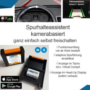 Audi Q2 GA Spurhalteassistent (Lane Assist) kamerabasiert Nachrüstung freischalten OBDAPP
