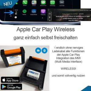 Audi Q3 F3 Apple Car Play Wireless freischalten OBDAPp