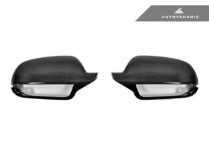 AutoTecknic Ersatz Carbon Spiegelkappen für Audi B9 A4 / S4 / A5 / S5 ohne Side Assist