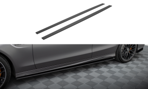 Seitenschweller Erweiterung Street Pro für Mercedes AMG C63 Limousine / Kombi W205 Facelift von Maxton Design
