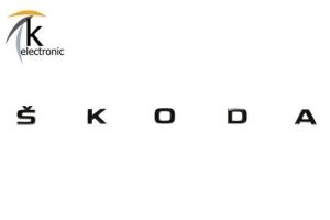 Skoda Kodiaq NS7 Schriftzug schwarz hinten