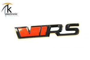 Skoda SuperB RS Emblem schwarz/rot Zeichen hinten
