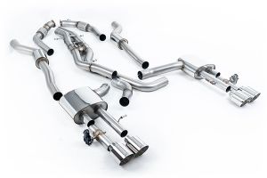 Milltek Sportabgasanlage ab Kat V2 für Audi S8 D5 4.0 TFSI V8 ab 2020 mit ECE
