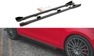 Seitenschweller Erweiterung Racing mit Flaps für VW Golf 6 GTI von Maxton Design