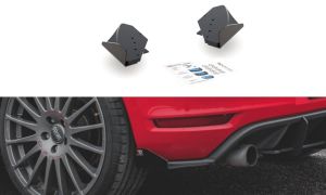 Seitliche Heck Diffusor Erweiterung Racing mit Flaps für VW Golf 6 GTI von Maxton Design