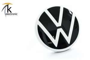 VW Golf 8 schwarz-​weißes Zeichen hinten WHITE EDITION