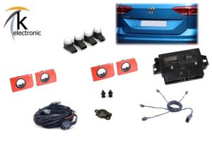 VW Touran 5T Einparkhilfe hinten optische Darstellung Nachrüstpaket