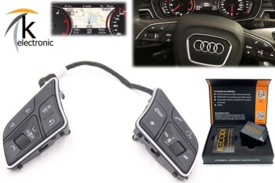 Audi A5 F5 B9 Multifunktionstasten plus Navigation Anzeige Tacho Nachrüstpaket
