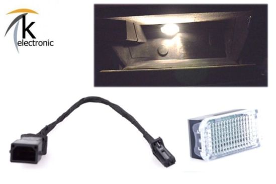 Seat Leon 5F Handschuhfachbeleuchtung Halogen auf LED Nachrüstpaket