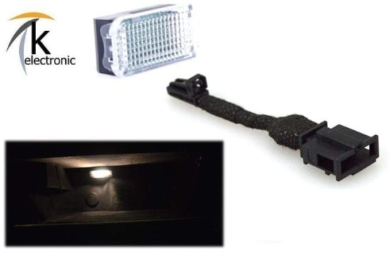 Skoda SuperB 3V Handschuhfachbeleuchtung Halogen auf LED Nachrüstpaket