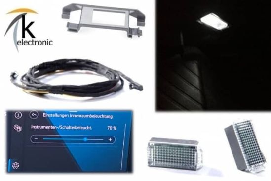 VW Caddy SB LED Fußraumbeleuchtung vorne Nachrüstpaket