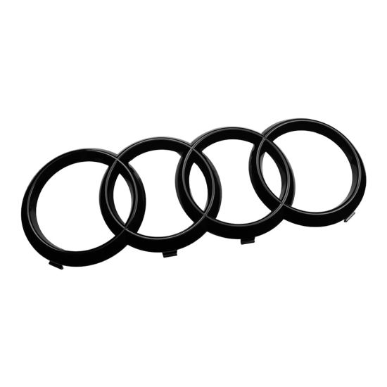  Audi Ringe vorne schwarz für Audi A4 8W