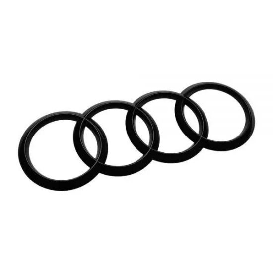 Audi Ringe Hinten Schwarz für Audi A5 8T
