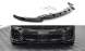 Front Splitter / Cup Schwert / Frontansatz Racing mit Flaps für Audi RS3 8V Sportback von Maxton Design