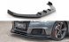 Front Splitter / Cup Schwert / Frontansatz Racing mit Flaps für Audi RS3 8V Sportback von Maxton Design