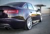 Seitliche Heck Diffusor Erweiterung für Audi A6 S-Line 4F von Maxton Design