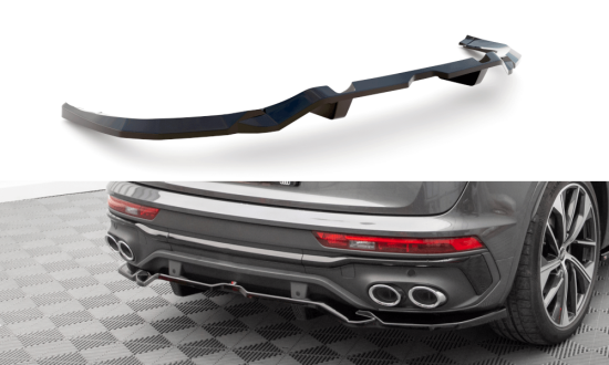 Zentraler Hinterer Splitter für Audi SQ5 FY Facelift von Maxton Design