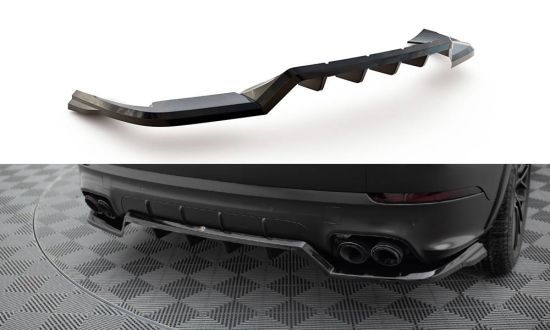 Zentraler Hinterer Splitter für Porsche Cayenne Sport Design 9Y MK3 von Maxton Design