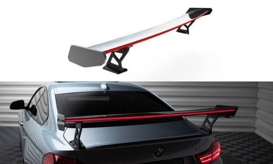 Carbon Heckspoiler mit Aufnahme Außen und LED-Licht für BMW 4 Coupe F32 von Maxton Design