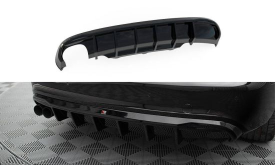 Heckdiffusor (Doppelflutig Links) für Audi A5 S-Line Coupe / Cabrio 8T von Maxton Design