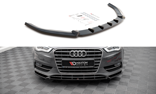 Front Splitter / Cup Schwert / Frontansatz für Audi A3 8V Sportback von Maxton Design