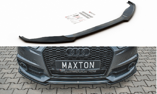 Front Lippe / Front Splitter / Frontansatz V.2 für Audi S6 / A6 S-Line C7 Facelift von Maxton Design