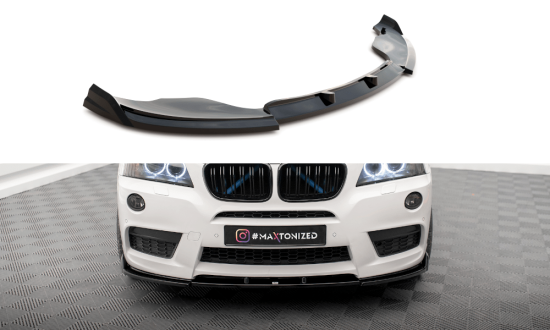 Front Lippe / Front Splitter / Frontansatz für BMW X3 F25 M-Paket von Maxton Design