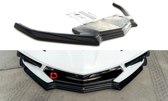 Front Splitter / Cup Schwert / Frontansatz für Chevrolet Corvette C8 von Maxton Design