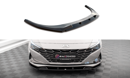 Front Lippe / Front Splitter / Frontansatz für Hyundai Elantra CN7 von Maxton Design