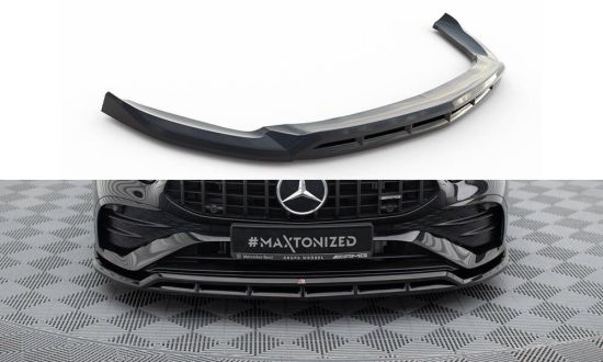 Front Lippe / Front Splitter / Frontansatz für Mercedes-Benz A35 AMG W177 Facelift von Maxton Design