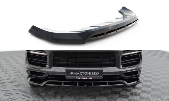 Front Lippe / Front Splitter / Frontansatz für Porsche Cayenne Sport Design 9Y MK3 von Maxton Design