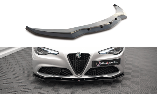 Front Lippe / Front Splitter / Frontansatz V.2 für Alfa Romeo Giulia Sport von Maxton Design