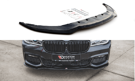 Front Diffusor / Front Splitter / Cup Schwert / Frontansatz V.1 für BMW 7 G11 M-Paket von Maxton Design